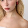 Set de 2 pares de aretes Tomato