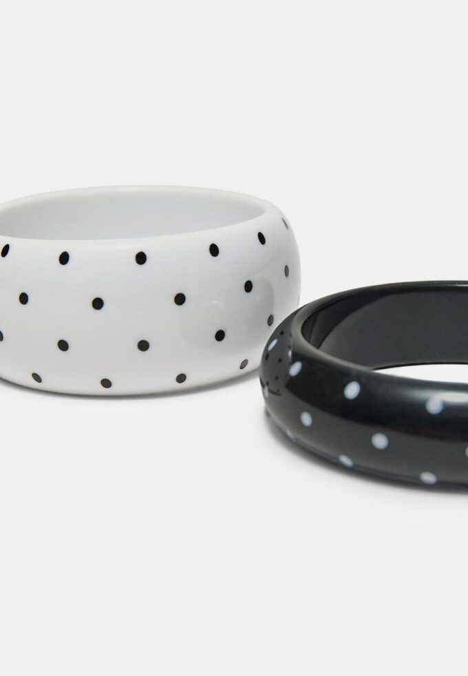 Set de 2 pulseras de lunares