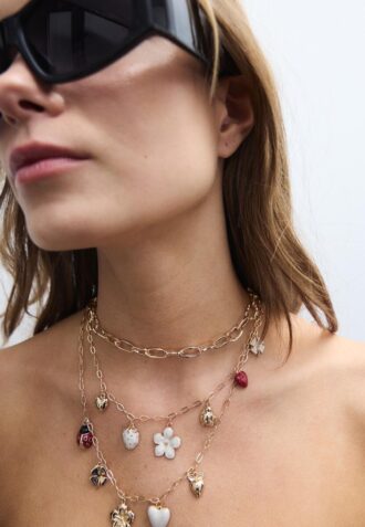 Set de 3 collares con múltiples dijes