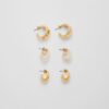 Set de 3 pares de miniaretes voluminosos