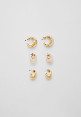Set de 3 pares de miniaretes voluminosos