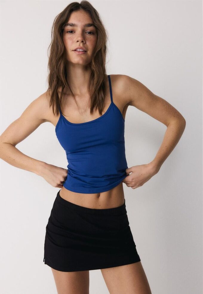 Skort básica de punto Skort básica de punto