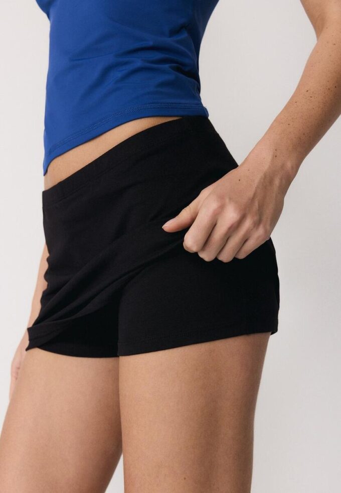 Skort básica de punto Skort básica de punto