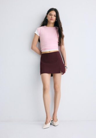Skort con abertura lateral