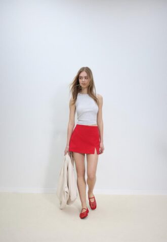 Skort con abertura lateral