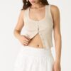 Skort fluida con bordados Skort fluida con bordados