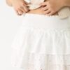 Skort fluida con bordados Skort fluida con bordados
