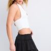 Skort fluida con volantes Skort fluida con volantes