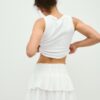 Skort fluida con volantes Skort fluida con volantes