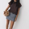 Skort-pantalón con cinturón Skort-pantalón con cinturón