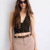 Skort-pantalón con cinturón Skort-pantalón con cinturón