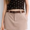Skort-pantalón con cinturón Skort-pantalón con cinturón