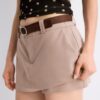 Skort-pantalón con cinturón Skort-pantalón con cinturón