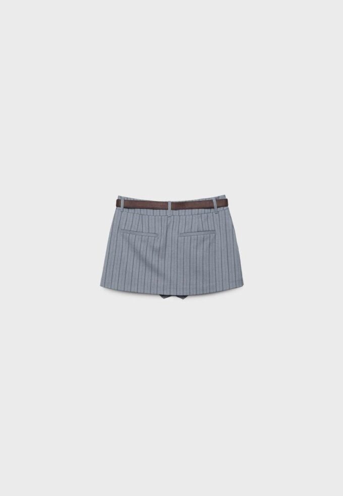 Skort-pantalón con cinturón Skort-pantalón con cinturón