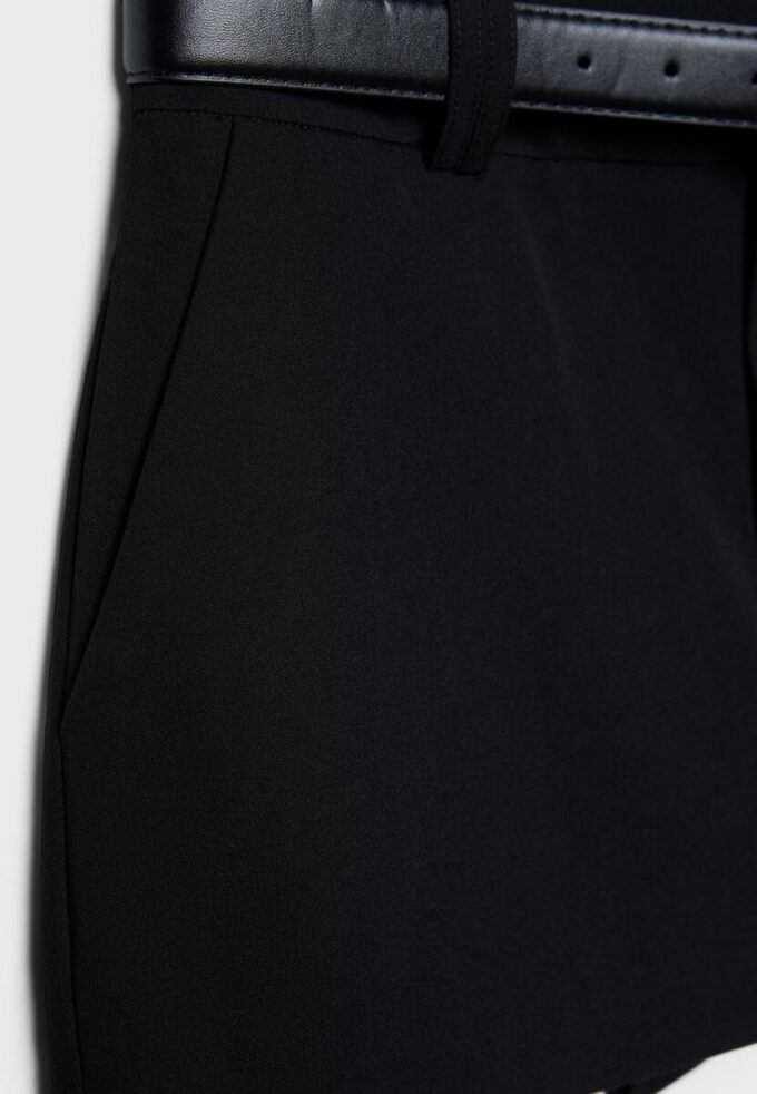 Skort-pantalón con cinturón Skort-pantalón con cinturón