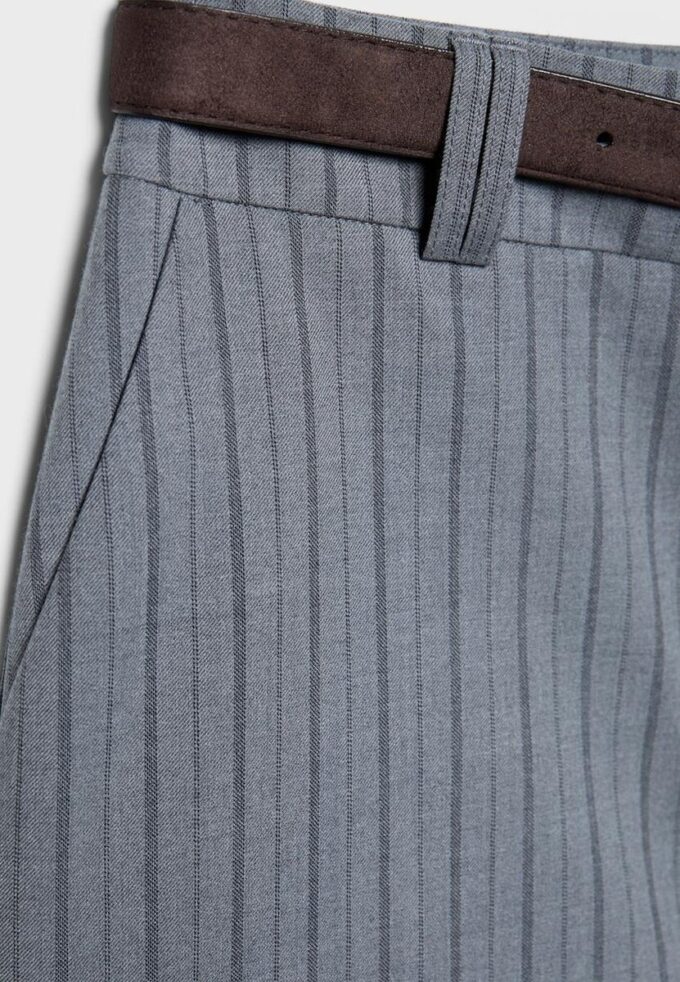 Skort-pantalón con cinturón Skort-pantalón con cinturón