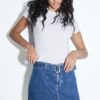 Skort vaquera con cinturón Skort vaquera con cinturón