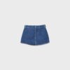 Skort vaquera con cinturón Skort vaquera con cinturón