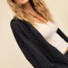Sudadera a rayas de tacto suave Sudadera a rayas de tacto suave