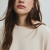 Sudadera básica de tacto suave Sudadera básica de tacto suave