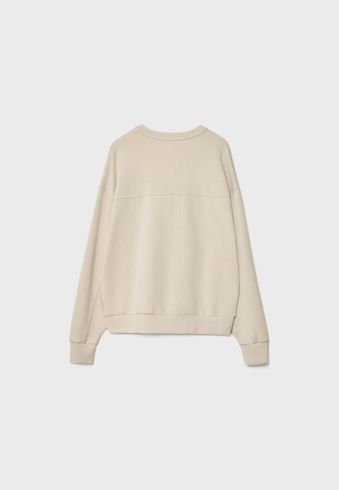 Sudadera básica de tacto suave Sudadera básica de tacto suave