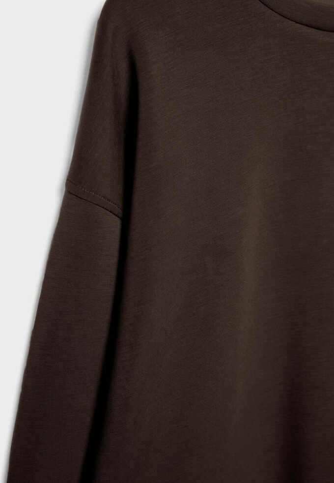 Sudadera básica de tacto suave Sudadera básica de tacto suave