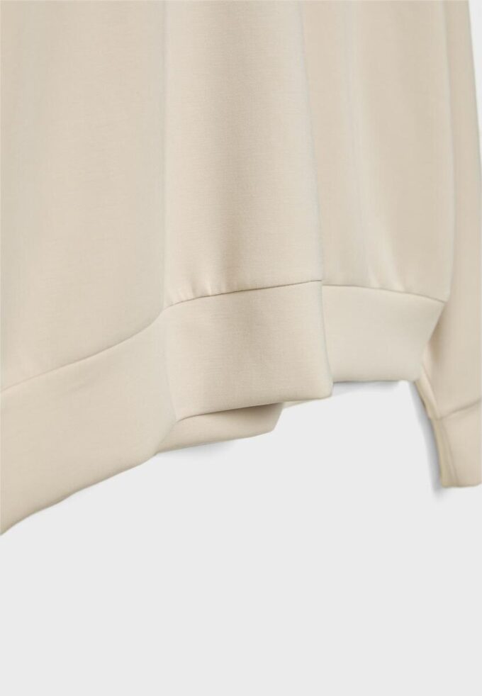 Sudadera básica de tacto suave Sudadera básica de tacto suave