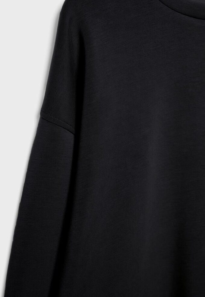 Sudadera básica de tacto suave Sudadera básica de tacto suave