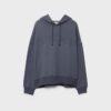 Sudadera con capucha bordada y tachuelas Sudadera con capucha bordada y tachuelas