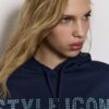 Sudadera con capucha y pedrería Sudadera con capucha y pedrería