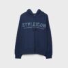 Sudadera con capucha y pedrería Sudadera con capucha y pedrería
