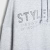 Sudadera con capucha y pedrería Sudadera con capucha y pedrería