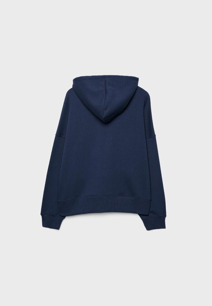 Sudadera con capucha y pedrería Sudadera con capucha y pedrería