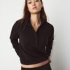 Sudadera con cremallera de tacto suave Sudadera con cremallera de tacto suave