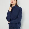 Sudadera con cremallera de tacto suave Sudadera con cremallera de tacto suave