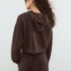 Sudadera con cremallera de tacto suave Sudadera con cremallera de tacto suave