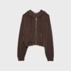 Sudadera con cremallera de tacto suave Sudadera con cremallera de tacto suave