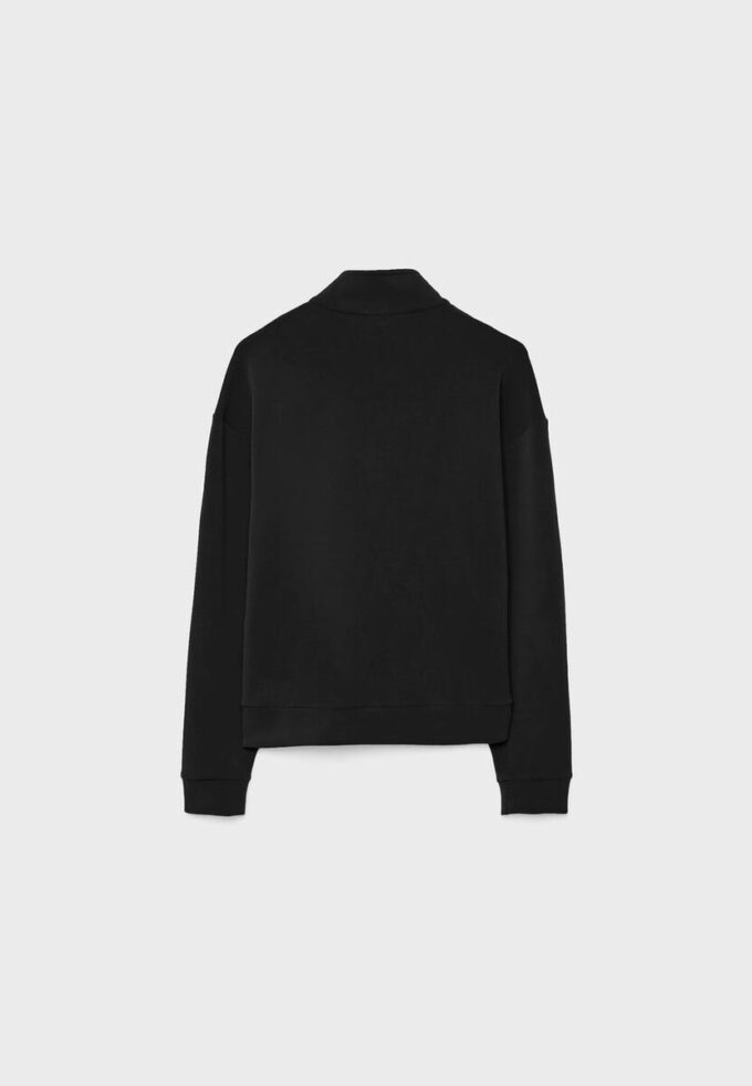 Sudadera con cremallera de tacto suave Sudadera con cremallera de tacto suave