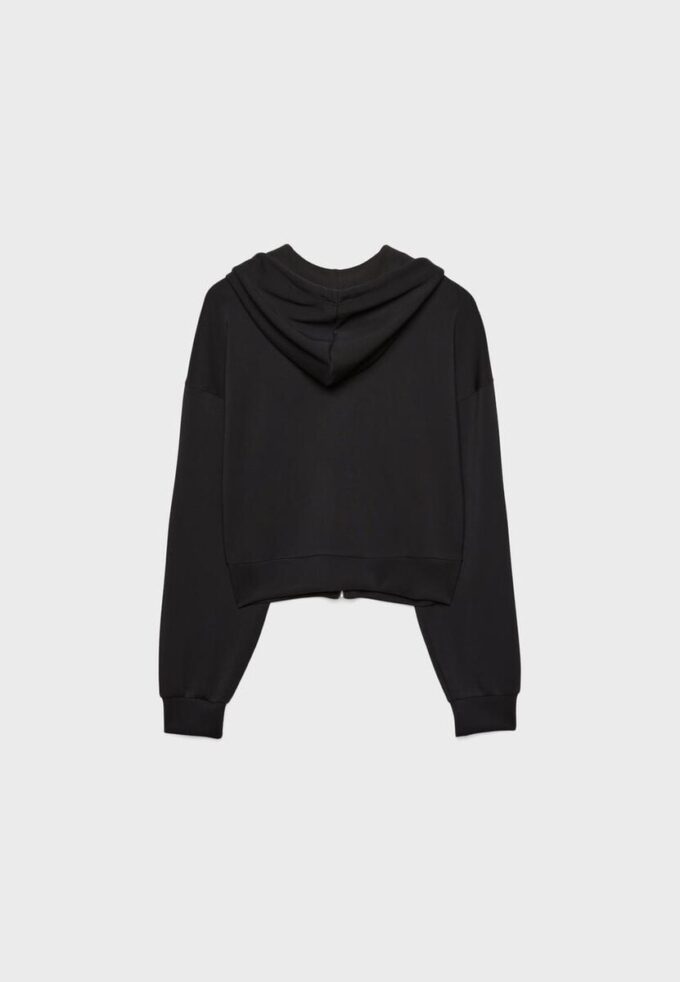 Sudadera con cremallera de tacto suave Sudadera con cremallera de tacto suave