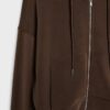 Sudadera con cremallera de tacto suave Sudadera con cremallera de tacto suave