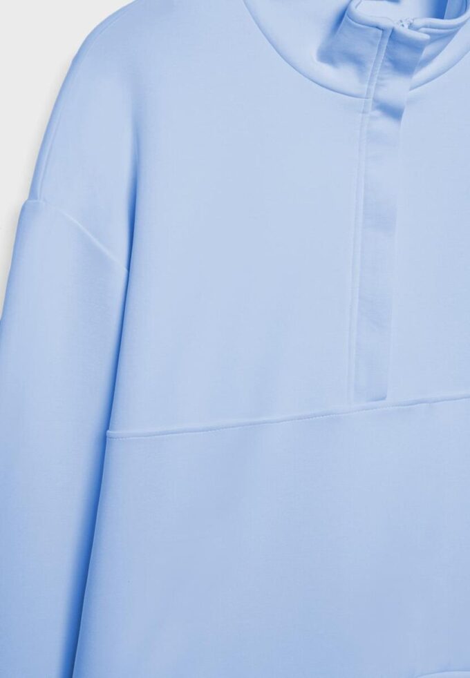 Sudadera con cremallera de tacto suave Sudadera con cremallera de tacto suave