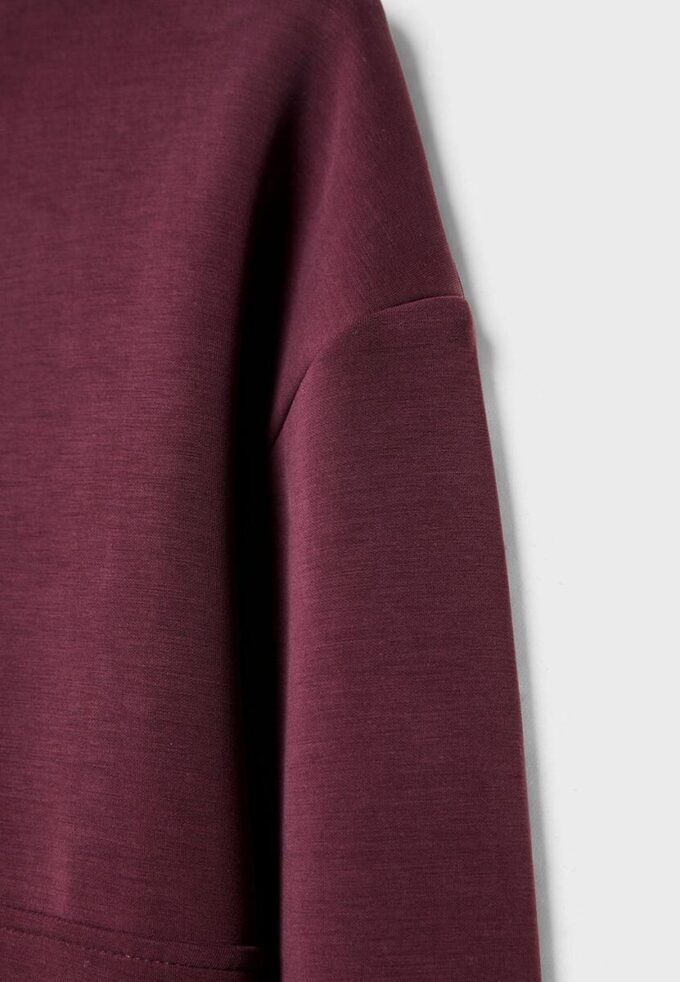 Sudadera con cremallera de tacto suave Sudadera con cremallera de tacto suave