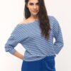 Sudadera con hombros descubiertos de tacto suave Sudadera con hombros descubiertos de tacto suave