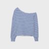 Sudadera con hombros descubiertos de tacto suave Sudadera con hombros descubiertos de tacto suave