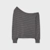 Sudadera con hombros descubiertos de tacto suave Sudadera con hombros descubiertos de tacto suave