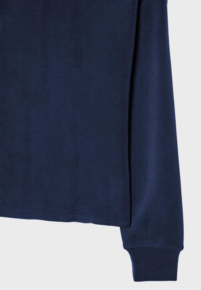 Sudadera con hombros descubiertos de tacto suave Sudadera con hombros descubiertos de tacto suave