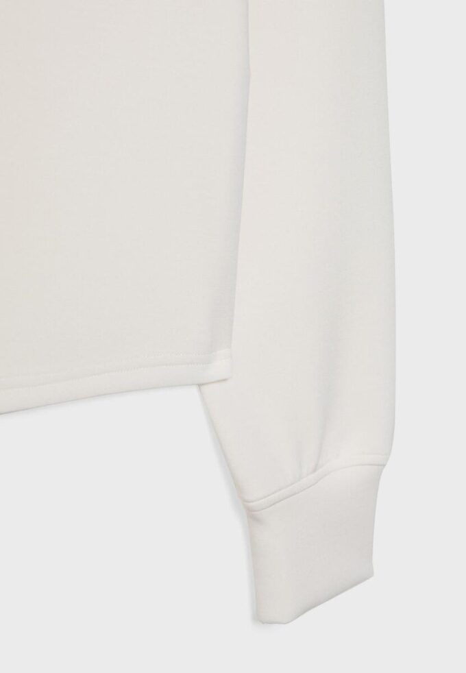 Sudadera con hombros descubiertos de tacto suave Sudadera con hombros descubiertos de tacto suave