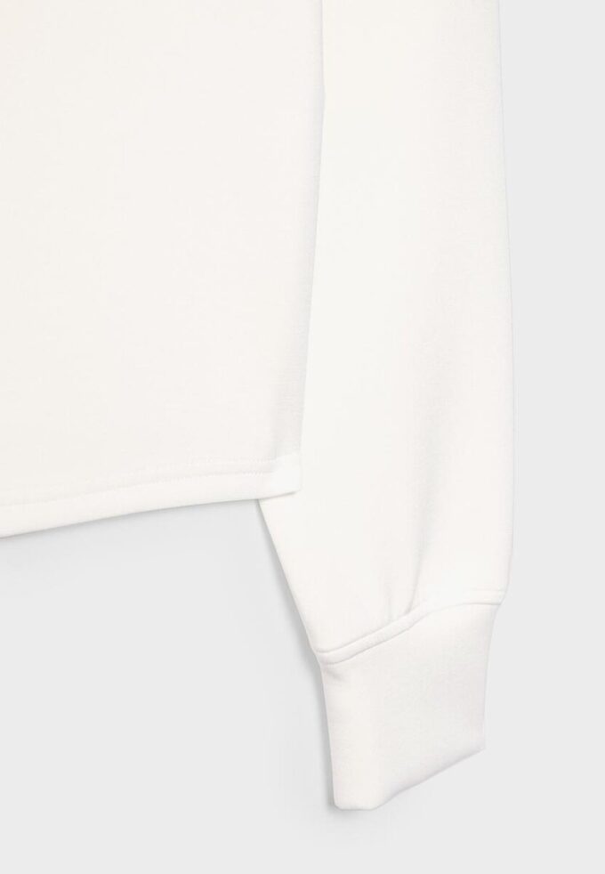 Sudadera con hombros descubiertos de tacto suave Sudadera con hombros descubiertos de tacto suave