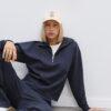 Sudadera de cuello alto con cremallera Sudadera de cuello alto con cremallera
