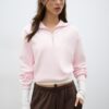 Sudadera de cuello alto con cremallera Sudadera de cuello alto con cremallera